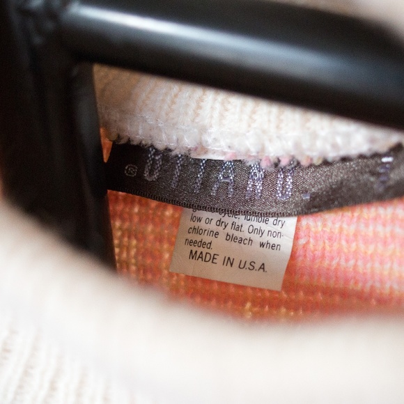 Vintage Gitano Pastel Knit Mock Neck Sweater M/L - Picture 3 of 8